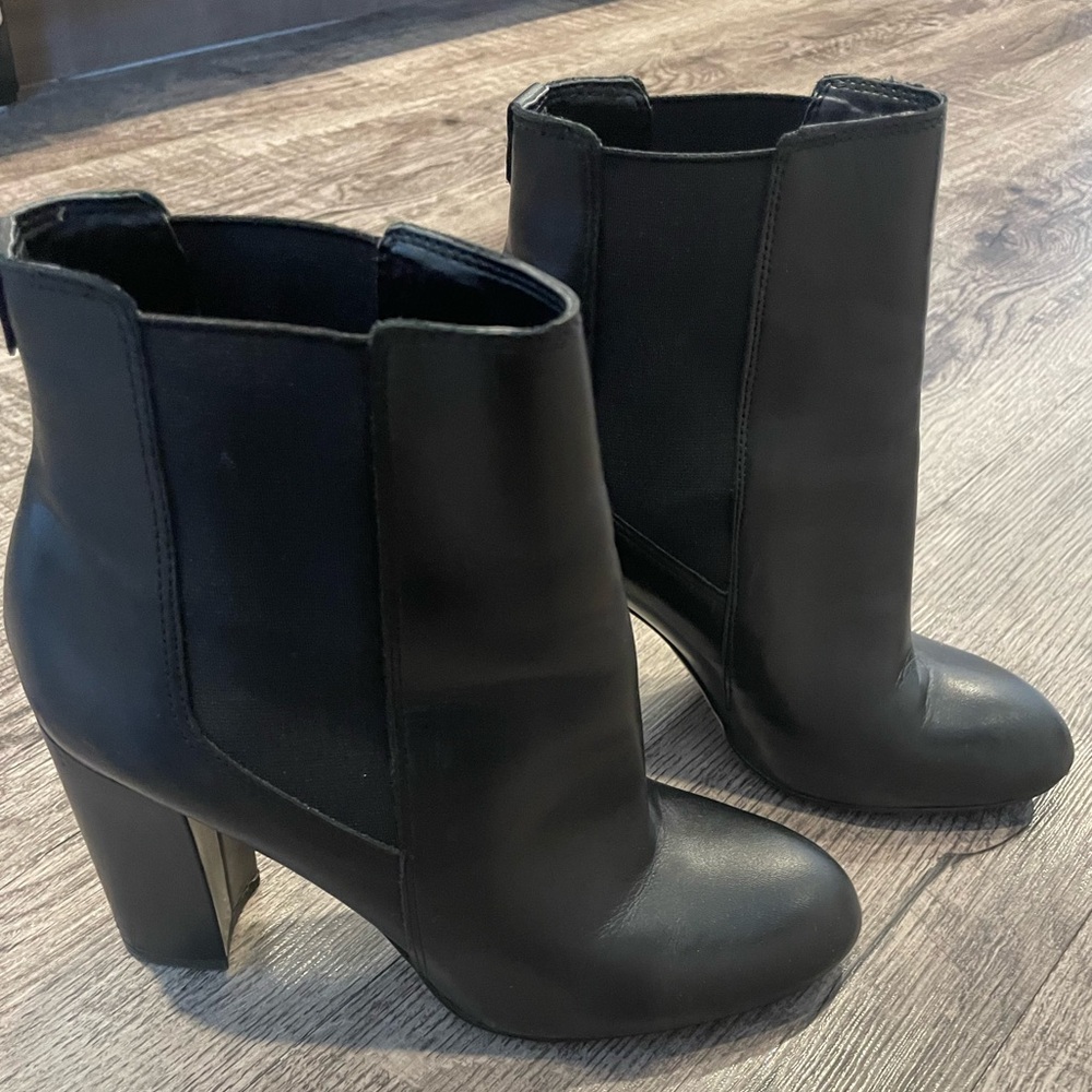 Sam Edelman Black Leather Case Boot